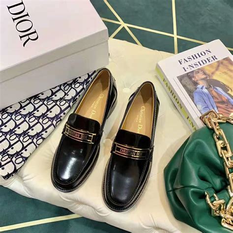 dior loafers for women|christian dior women's flats.